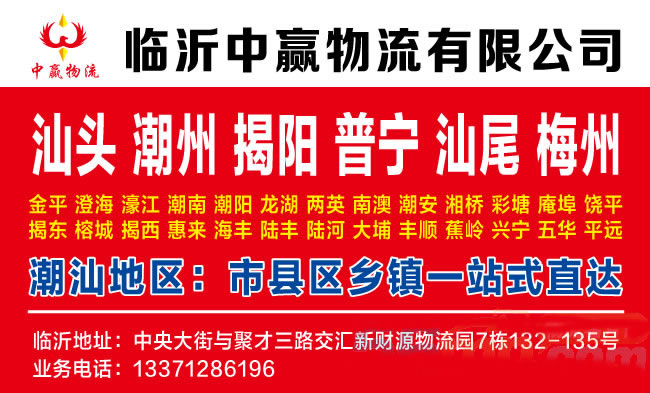 临沂到儋州物流公司-临沂中赢物流
